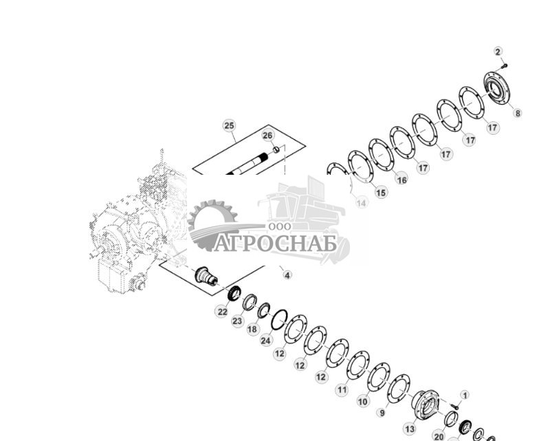 Дифференциал картера коробки передач двигателя, Tier 2 и Final Tier 4 (1 из 4) - ST867441 56.jpg